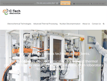 Tablet Screenshot of ctechinnovation.com